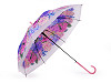 Paraguas de apertura automática para mujer, hortensia 