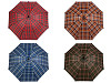 Auto-open umbrella, checkered