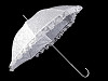 Svadobný dáždnik s čipkou