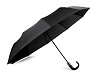 Regenschirm für Herren Automatik mit Ledergriff