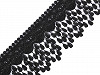 Guipure Lace Trim with Tassels width 80 mm