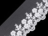 Embroidery Lace on Organza width 90 mm