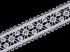 Guipure Lace Trim with Sequins width 20 mm