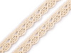 Cotton Bobbin Lace Trimming width 10;14 mm