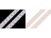 Liseré/Pièce de dentelle en coton, largeur 19 mm