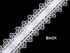 Guipure Lace Trim with Ribbon width 33 mm