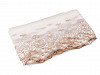 Embroidered Lace on Organza width 17 cm