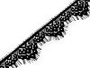 Dentelle, douce, pour lingerie, largeur 50 cm