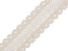 Cotton bobbin lace / insert, width 50 mm