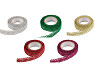 Koronka samoprzylepna szerokość 15 mm metaliczna