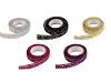 Metallische Spitze selbstklebend, Breite 15 mm