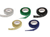 Metallische Spitze selbstklebend, Breite 15 mm