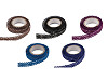 Koronka samoprzylepna szerokość 15 mm metaliczna