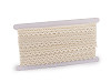 Cotton bobbin lace, width 20 mm