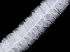 Našívací / všívací tylový volánek k výrobě tutu sukní šíře 45 mm