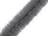 Našívací / všívací tylový volánek k výrobě tutu sukní šíře 45 mm