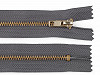 Metal / Brass Zipper width 4 mm length 10 cm pants