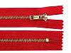 Fém / Vörösréz cipzár szélesség 4 mm hossza 14 cm nadrágba