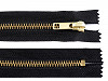 Metal / Brass Zipper width 6 mm length 14 cm