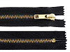 Metal / Brass Zipper width 6 mm length 20 cm