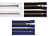 Kovový zips No 5 dĺžka 18 cm (jeansový)