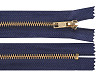 Kovový zip No 5 délka 12 cm (jeansový)