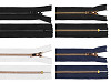 Kovový zips No 5 dĺžka 10 cm (jeansový)