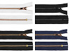 Kovový zips No 5 dĺžka 10 cm (jeansový)