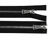  Metal Zipper 5 mm open-end by 2 sliders / two-way 60 cm
