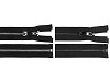 Fermeture Éclair métallique n<sup>o </sup>5, longueur 60 cm, avec glissière décorative
