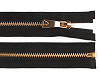 Kovový zips No 5 dĺžka 75 cm s ozdobným bežcom
