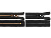 Kovový zips No 5 dĺžka 18 cm s ozdobným jazdcom
