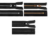 Fermoar metalic No 5, lungime 25 cm, cu cursor decorativ
