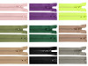 Two-Way Plastic Zipper No 5, open-end, 2 sliders, length 65 cm, jacket
