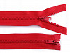 Two-Way Plastic Jacket Zipper 5 mm, 2 sliders length 75 cm