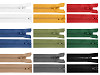 Cremallera de plástico bidireccional del n.º 5, extremo abierto, 2 cursores, largo 85 cm, para chaqueta