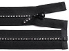 Rhinestone Plastic Zipper width 4 mm length 65 cm