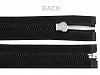 Plastic / Vislon Zipper width 8 mm length 70 cm, Jacket
