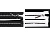 Kostěný zip No 5 délka 40 cm čtvercové zuby