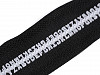 Plastic Zipper width 5 mm length 70 cm Letters