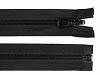 Plastic Zipper, width 5 mm, length 60 cm, with reversible slider