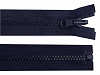 Plastic Zipper, width 5 mm, length 50 cm, with reversible slider