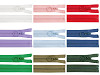 Plastic Zipper No 3 open-end with ring, length 60 cm
