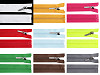 Fermeture Éclair en plastique n°5, longueur 50 cm, avec glissière décorative