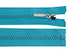 Plastic Zipper No 5 length 60 cm with a decorative slider