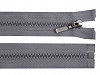 Plastic Zipper No 5 length 70 cm with a decorative slider