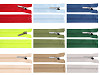 Plastic Zipper No 5 length 70 cm with a decorative slider