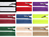 Fermeture Éclair en plastique n°5, longueur 80 cm, avec glissière décorative