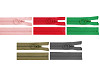Plastic zipper No 3, length 70 cm, with ring