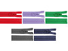 Plastic zipper No 3, length 70 cm, with ring